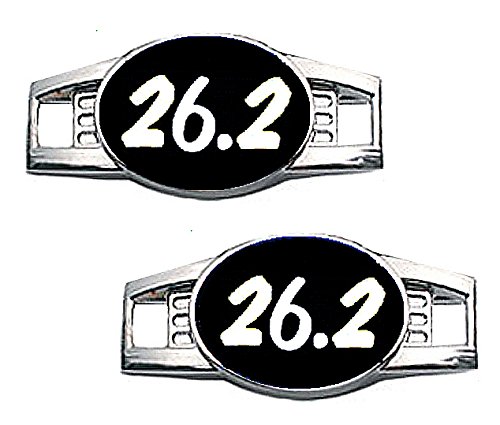 AttitudeArcade 26.2 Marathon Running Paracord Shoe Charms - 7 Color Options for Runners - Perfect for Race Day Motivation & Fitness Tracking