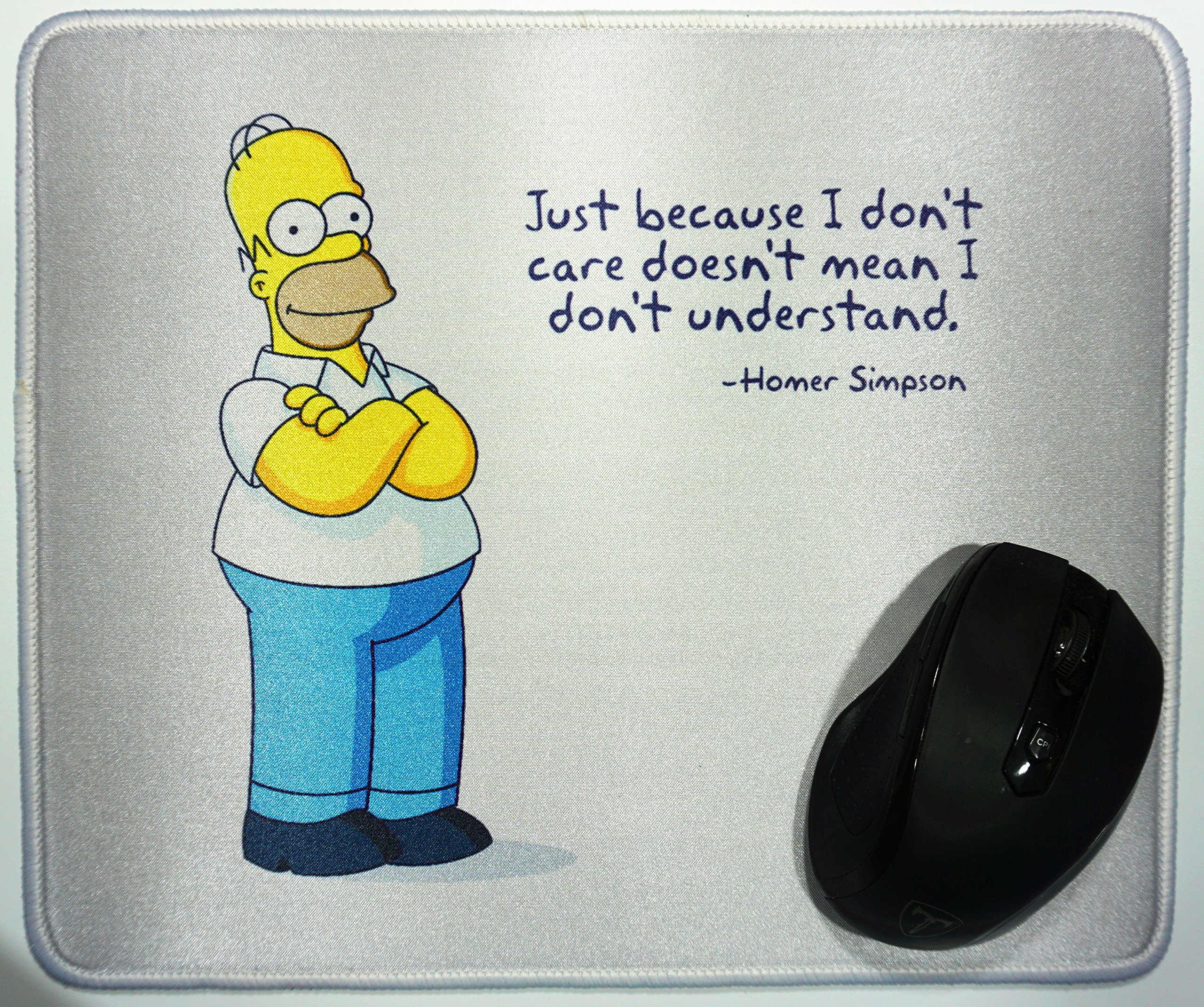 The Simpsons Gaming Mouse Pad - 12x10 Inches Non-Slip Rubber Base for Office & Home Computer Use - Perfect for Anime Fans & Gamers - Ideal for Work, Gaming & Daily Computer Tasks