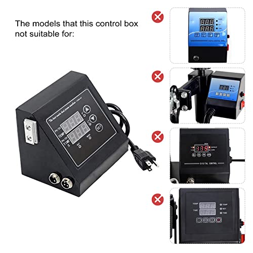 Digital Heat Press Machine with LED Controller & Double Hole - Perfect for T-Shirts, Mugs, Plates, Caps & Cups | Professional DIY Sublimation Printing Equipment for Home & Small Business Use