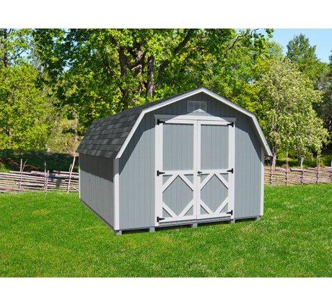 Classic Gambrel Barn 4' Sidewalls Panelized Kit - DIY Barn Building Kit for Backyard, Farm & Storage Shed - Easy Assembly Prefab Structure
