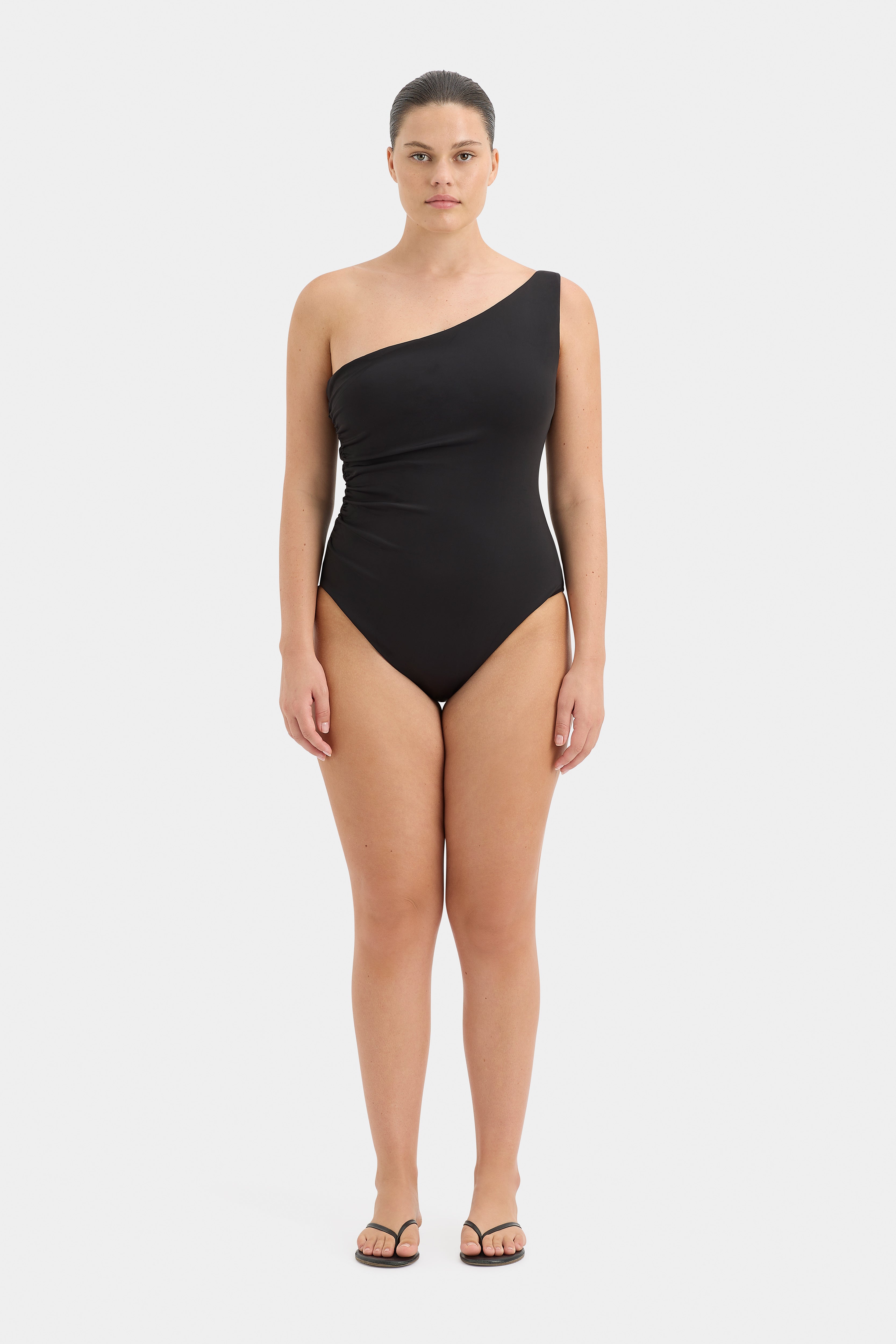 Hendry One Shoulder One Piece Swimsuit - Sexy Monokini Bathing Suit for Women, Perfect for Beach Vacation & Pool Party