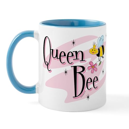 White/Blue Inside - Queen Bee Mug