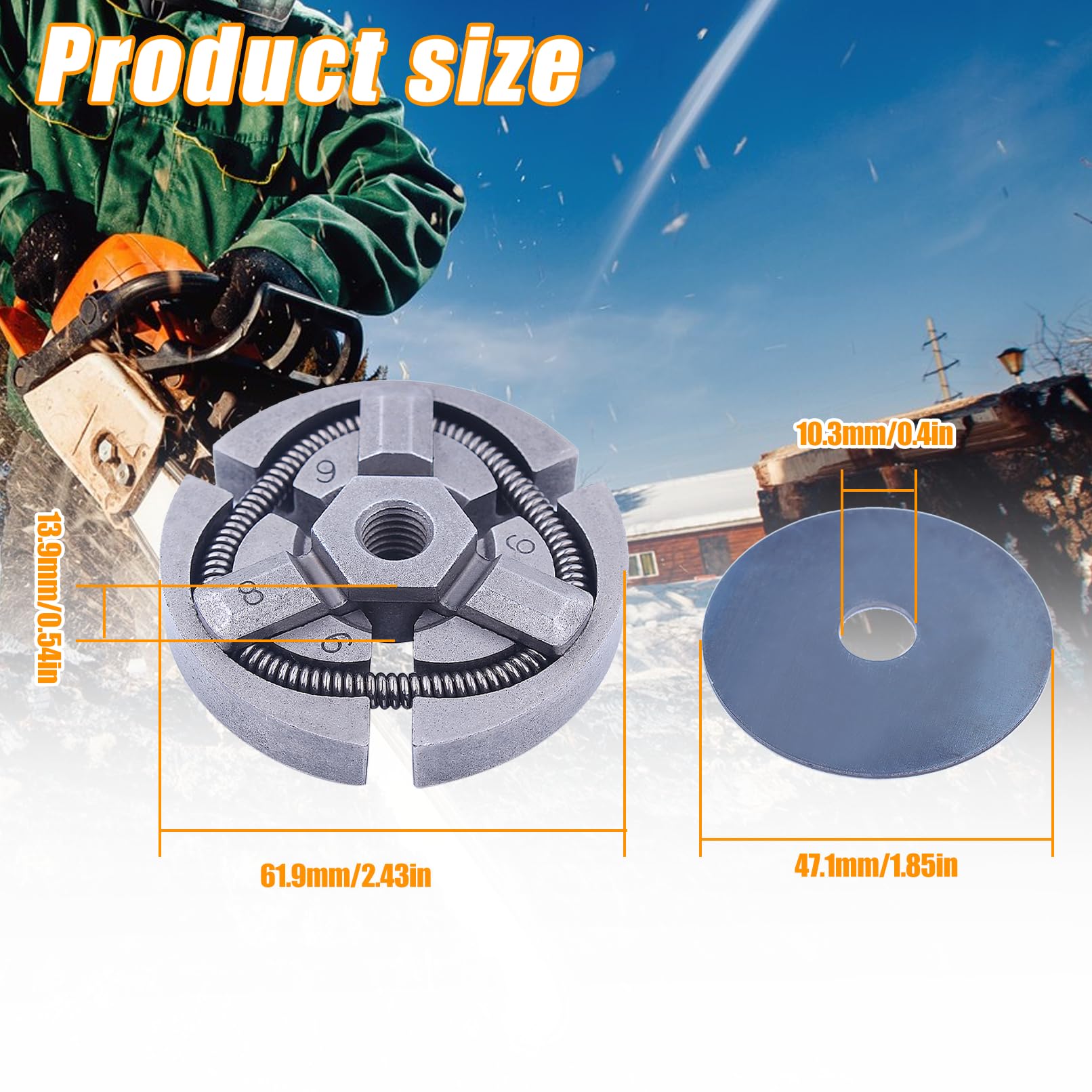 Husqvarna Weed Eater Clutch for 39R 240R 245R 245RX 240 245 Models - Replacement Part 503173102 - Perfect for Lawn Maintenance & Trimmer Repair