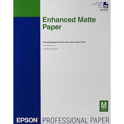 Epson Ultra Premium Presentation Matte Paper 17x22 Inches (50 Sheets) - Ideal for Professional Presentations, Photo Printing, and Art Projects
