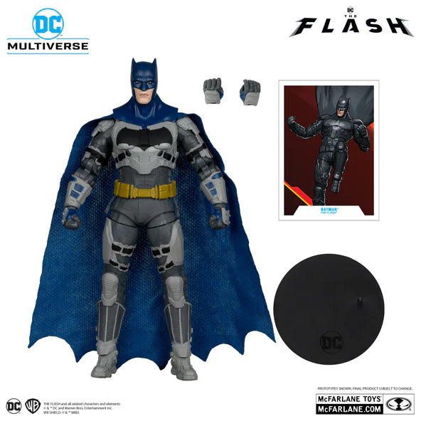 DC Multiverse Platinum Batman Exclusive Action Figure (The Flash Movie) - Collectible Toy for Superhero Fans & Display