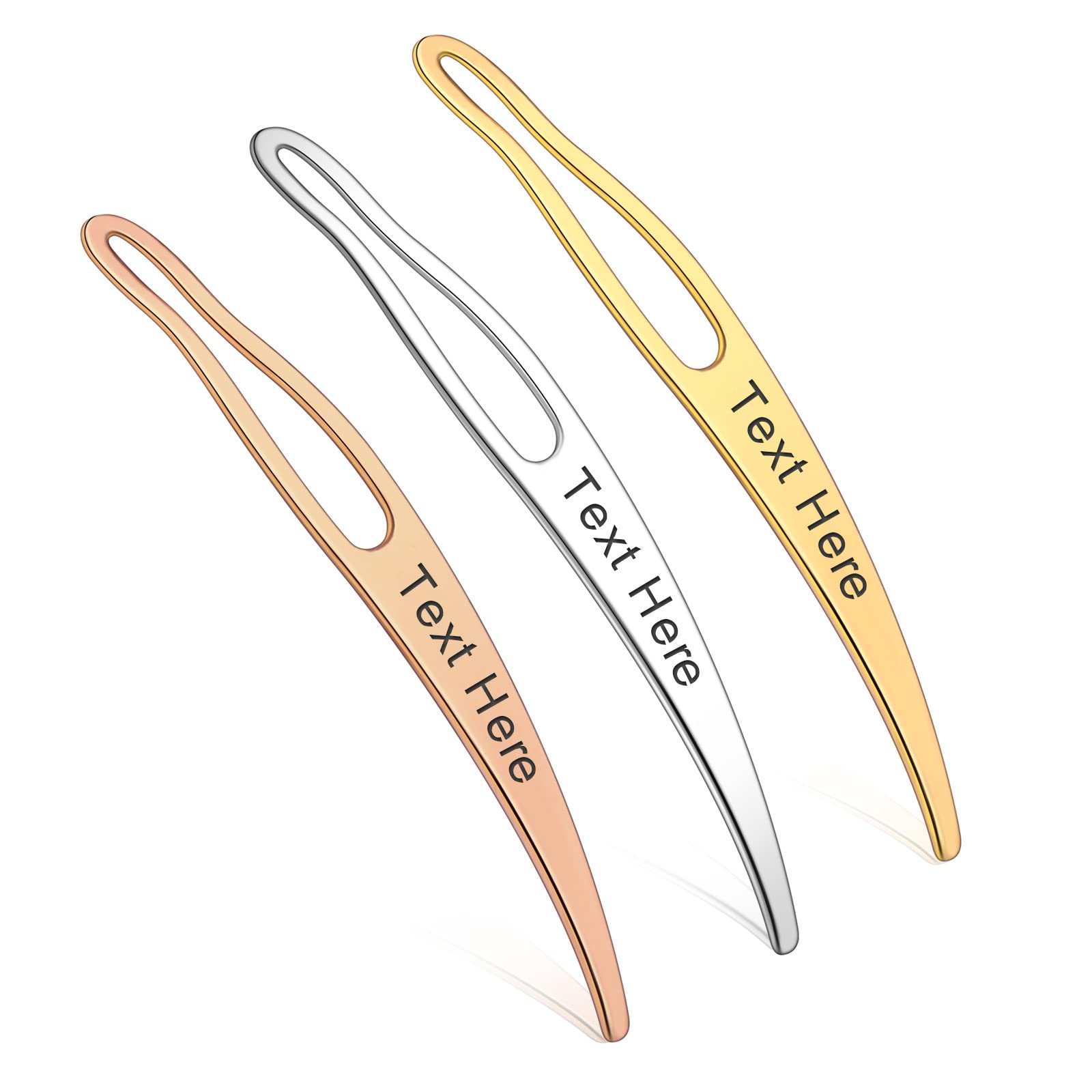 Personalized Interlocking Hair Tool - Sinseike Custom Easyloc Styling Brush (Rose Gold) for Smoothing, Detangling & Styling Hair at Home or Salon