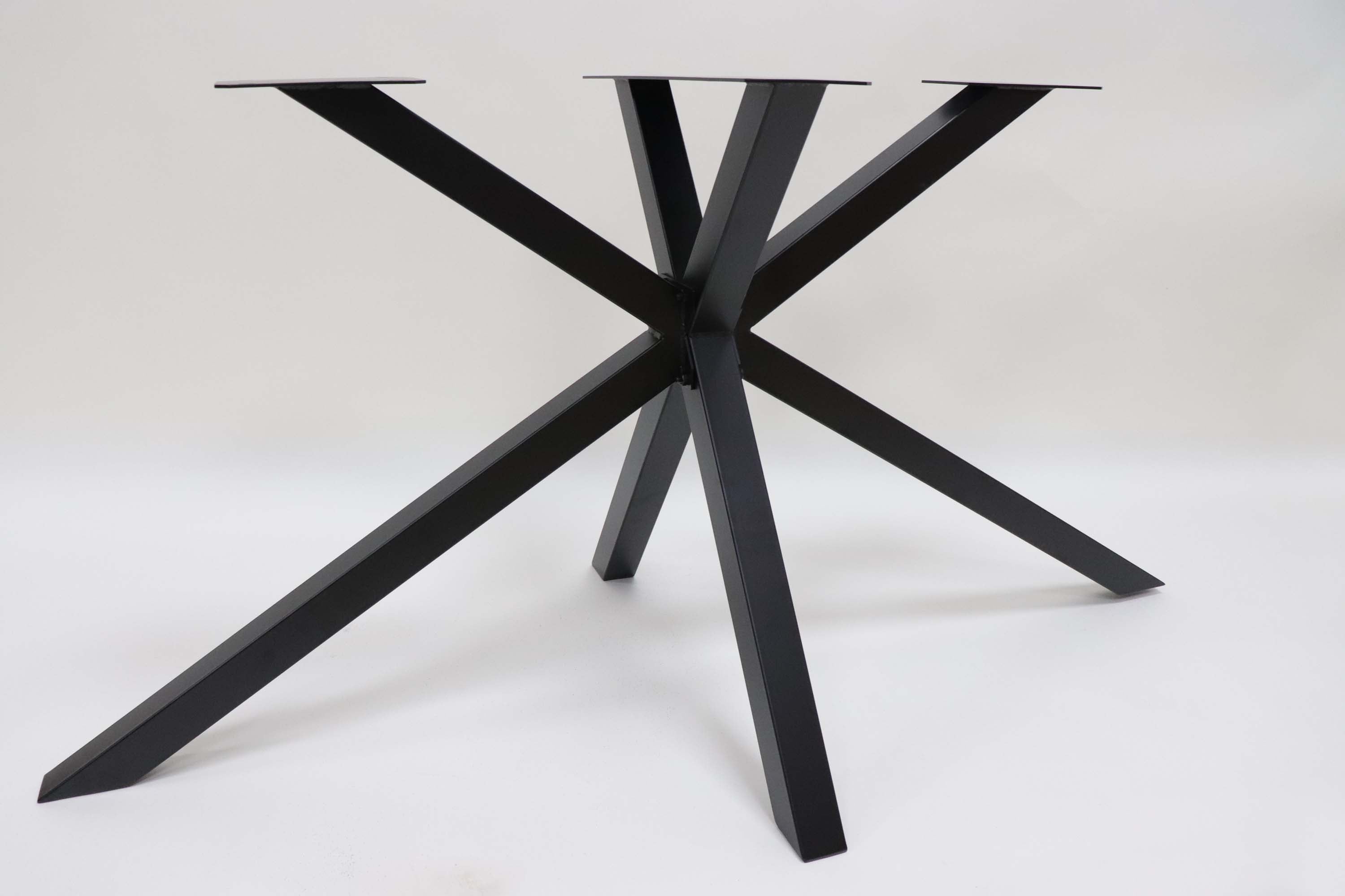 SS1310 Spider Shape Base for Long Dining Table - Heavy Duty Metal Table Legs for Large Dining Room, Kitchen, or Restaurant Use