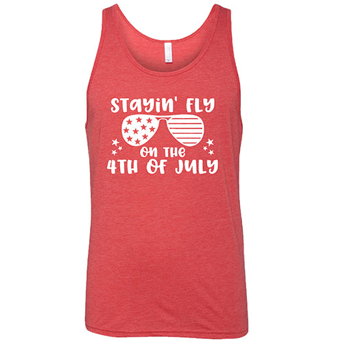 Stayin' Fly On The 4th Of July Shirt - Patriotic Unisex T-Shirt for Men & Women - Perfect for Independence Day Celebrations, BBQ Parties & Summer Festivals