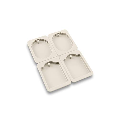 4-cavity Detachable Oval & Monument Soap Molds