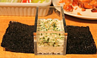 Clear Acrylic Musubi Rice Press Maker with Rectangular Handle - BPA-Free Food Safe Sushi Mold for Onigiri & Spam Musubi - Perfect for Home Cooking, Meal Prep & Japanese Cuisine