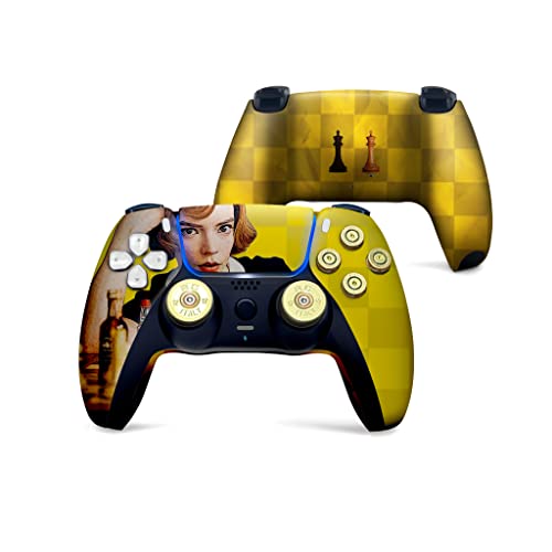 Custom Wireless PS5 Controller - Compatible with Playstation 5 Console | Premium Hydro-Dip Printing (Not Just a Skin) | Made in USA | Perfect for Gaming, Streaming & Competitive Play