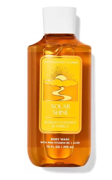 Bath & Body Works Solar Shine Fragrance Mist & Body Wash Set - Full Size Luxury Body Care Gift for Women | Perfect for Summer, Vacations & Everyday Use