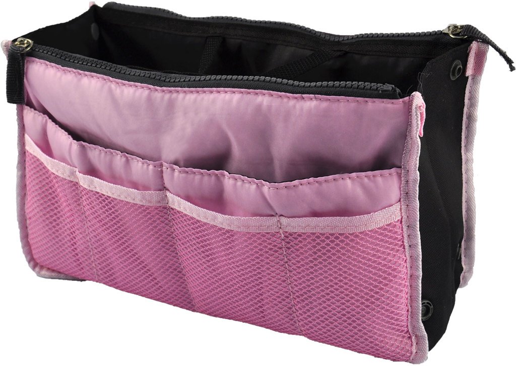 Stylish Pink Handbag Organizer - Premium Purse Insert for Women | Perfect for Travel, Work & Everyday Use