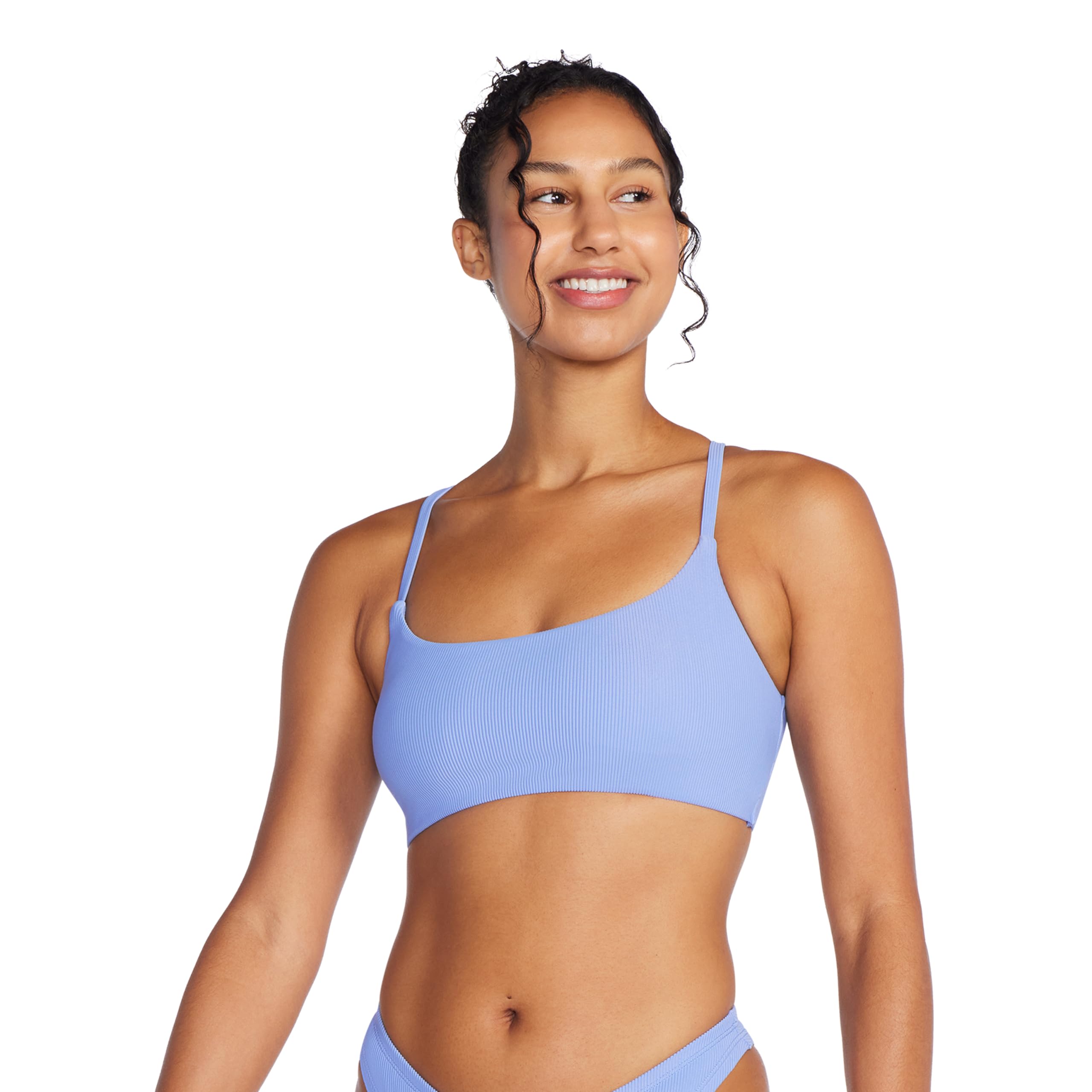 Speedo Women's Endurance Tie-Back Bikini Top - High-Performance Swimwear for Lap Swimming, Water Aerobics & Beach Activities