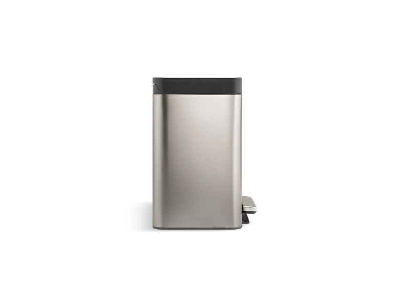8 Gallon Stainless Steel Step Trash Can with Foot Pedal - Durable Kitchen Garbage Bin for Home, Office & Restaurant Use