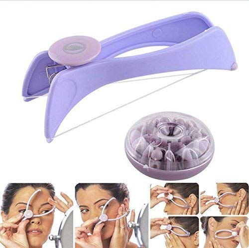 Zlda Eyebrows Face & Body Threading Kit - Painless At-Home Hair Removal System with Ancient Technique | Perfect for Eyebrow Shaping, Upper Lip & Facial Hair Removal | Salon-Quality Results for Women & Men