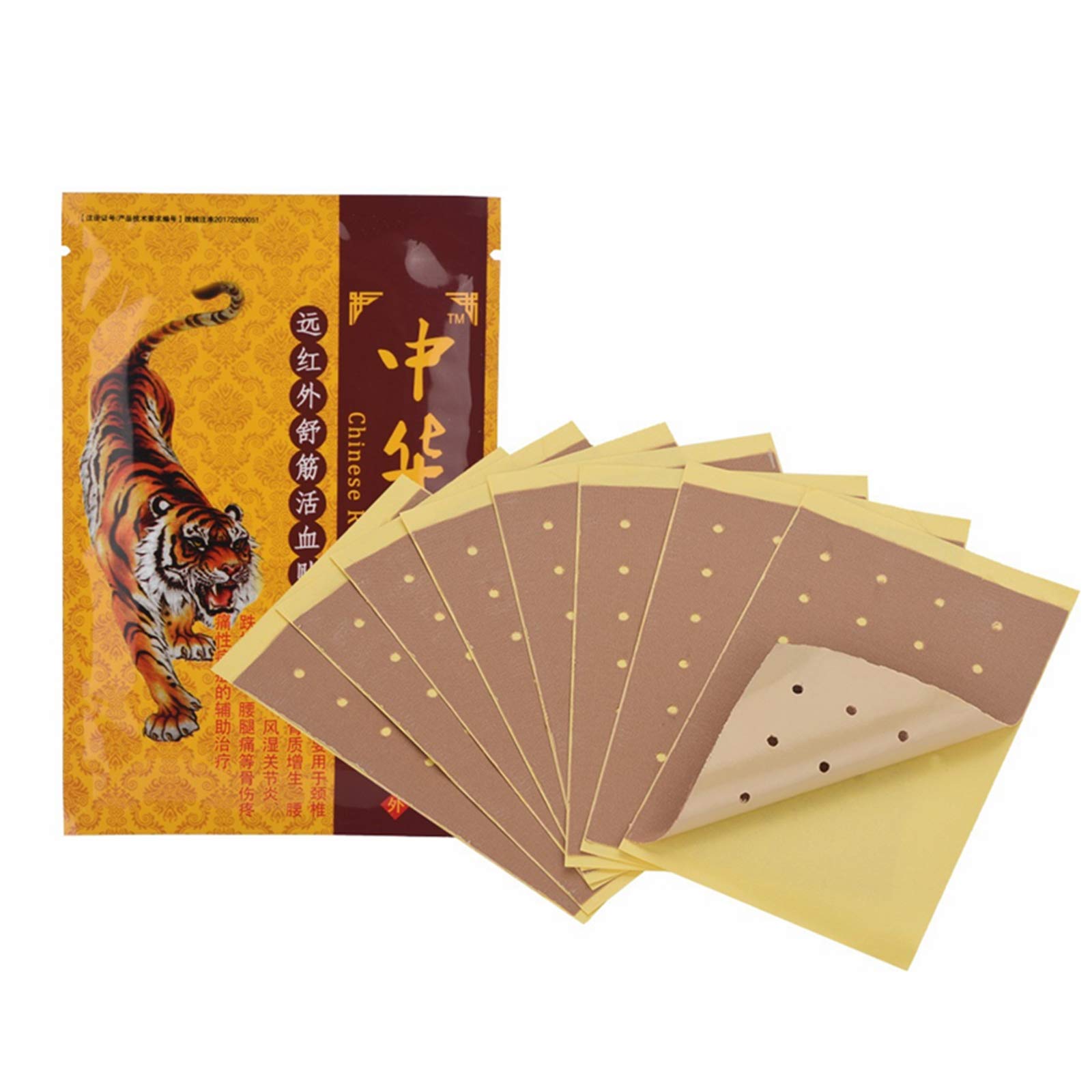 80Pcs/10Pack Pain Relief Patches for Back, Shoulder, Joint & Muscle Pain - Chinese Herbal Plaster for Fast Relief | Perfect for Workout Recovery, Office Work & Daily Discomfort