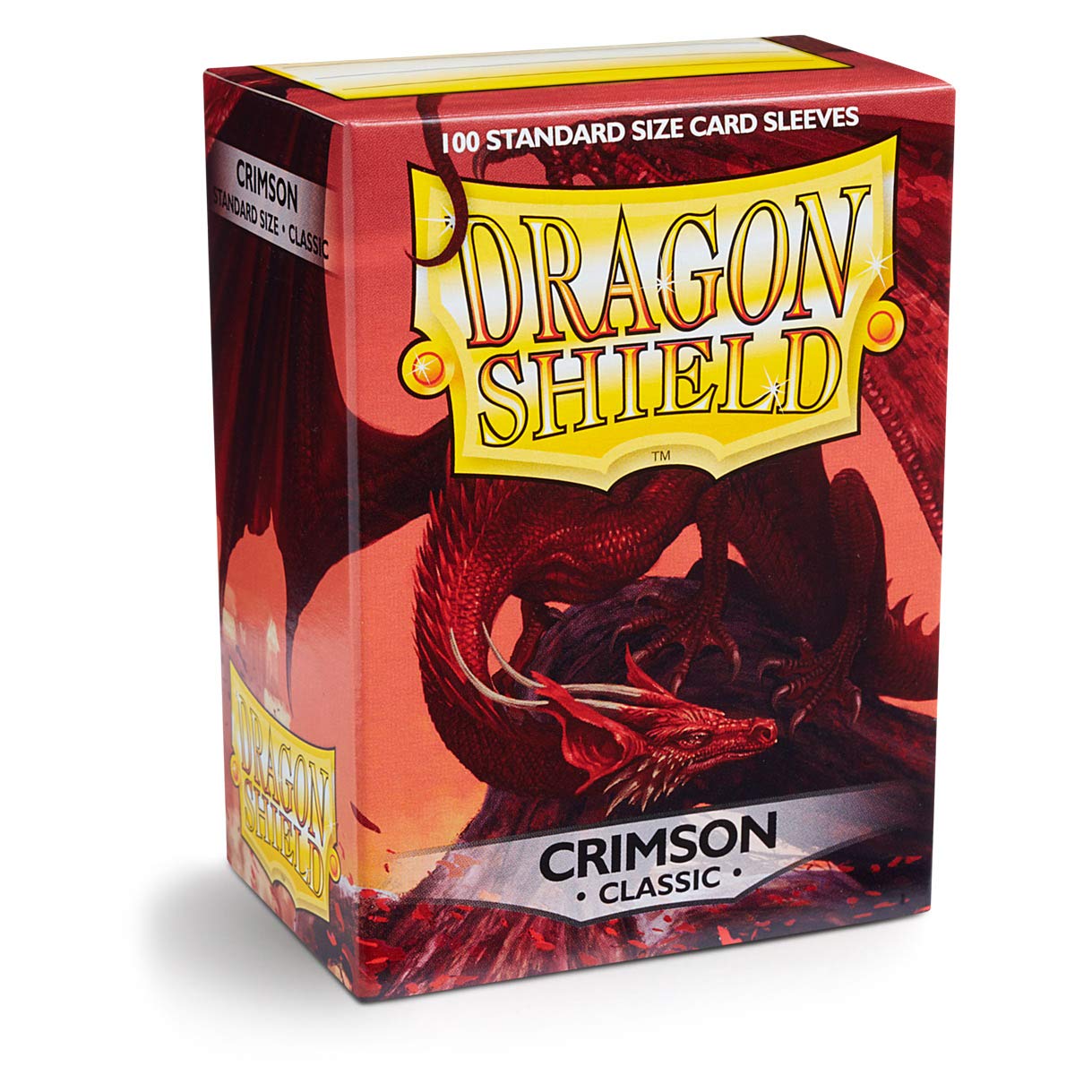 Arcane Tinman Dragon Shield Classic Standard Size Card Sleeves 100 Pack - Crimson (ART10021) | Premium Protection for MTG, Yu-Gi-Oh, Pokemon & Collectible Card Games