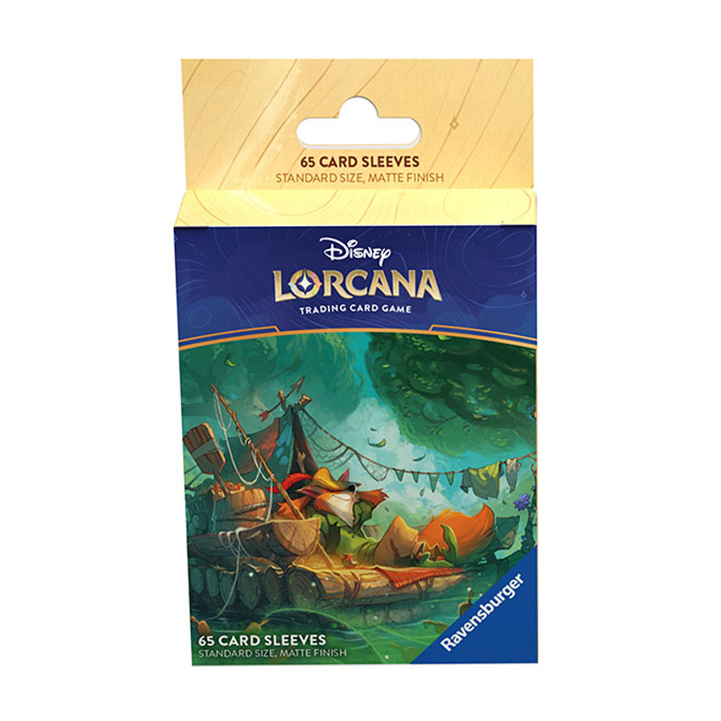 Disney Lorcana TCG: Into the Inklands Card Sleeves - Robin Hood Edition | Premium Trading Card Protectors | Perfect for Collectors, Game Nights & Tournaments