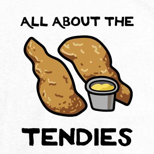 Funny Chicken Tenders Nuggets T-Shirt for Toddlers & Kids - Cute Boys & Girls Graphic Tee - Perfect for Playdates, Birthday Parties & Casual Wear