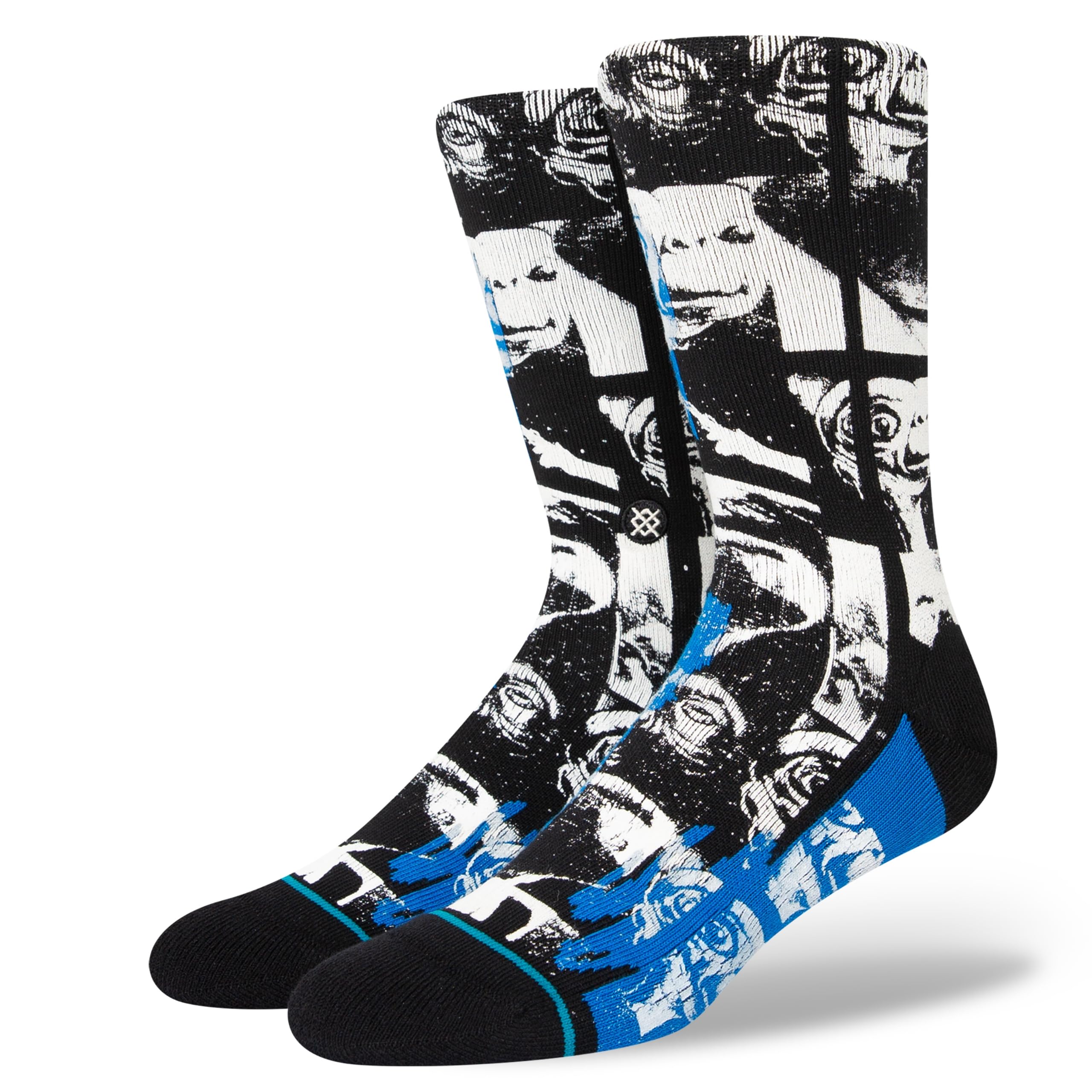 Stance Phone Home Crew Socks for Men & Women - Comfortable Cotton Blend Casual Socks for Everyday Wear, Sports & Gifts