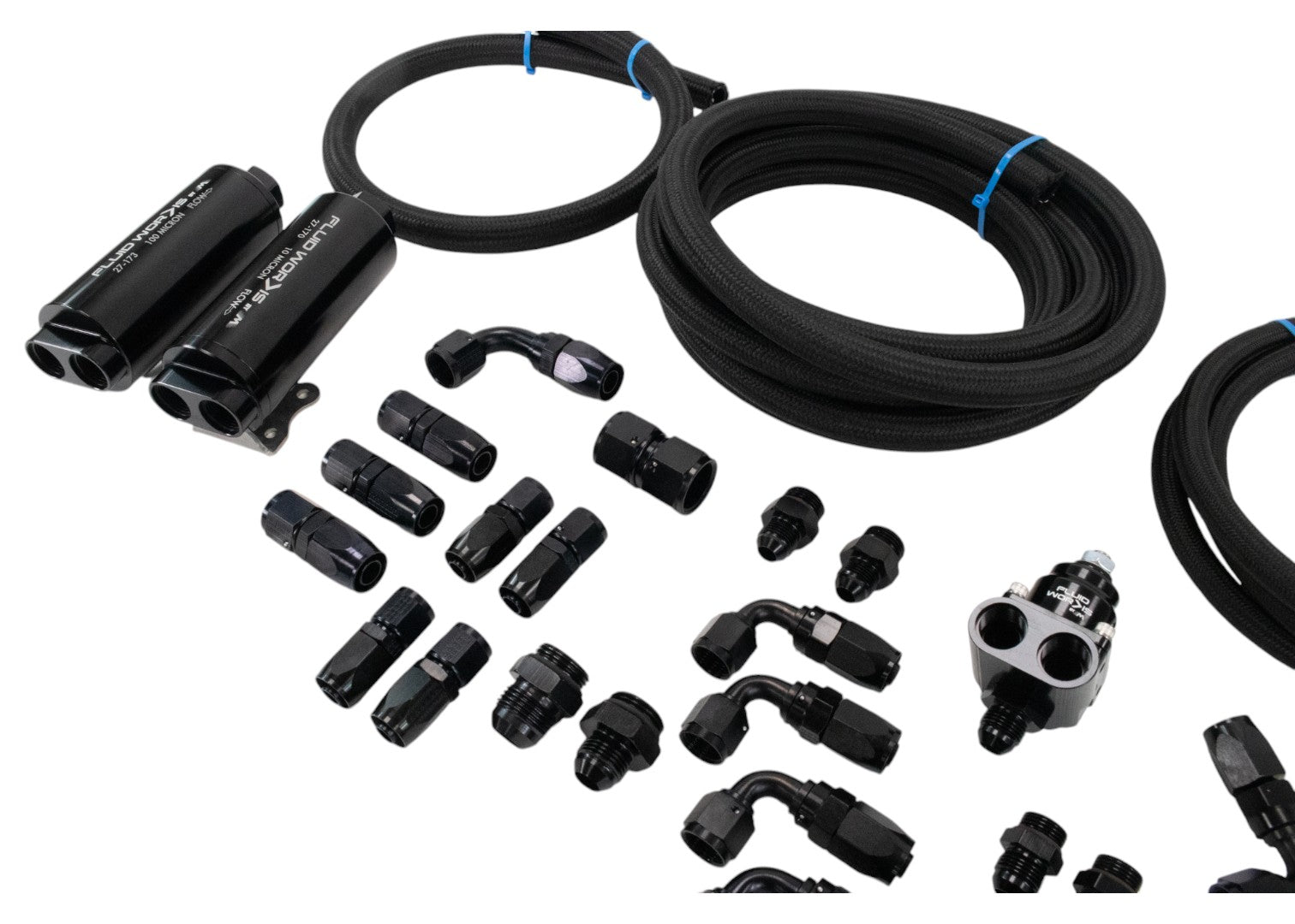 Extreme Swap Fuel System Plumbing Kit - Dual 8AN Feed for High-Performance Vehicles (Compatible with Up to 6GPM Pump) - Perfect for Racing, Off-Road & Engine Upgrades