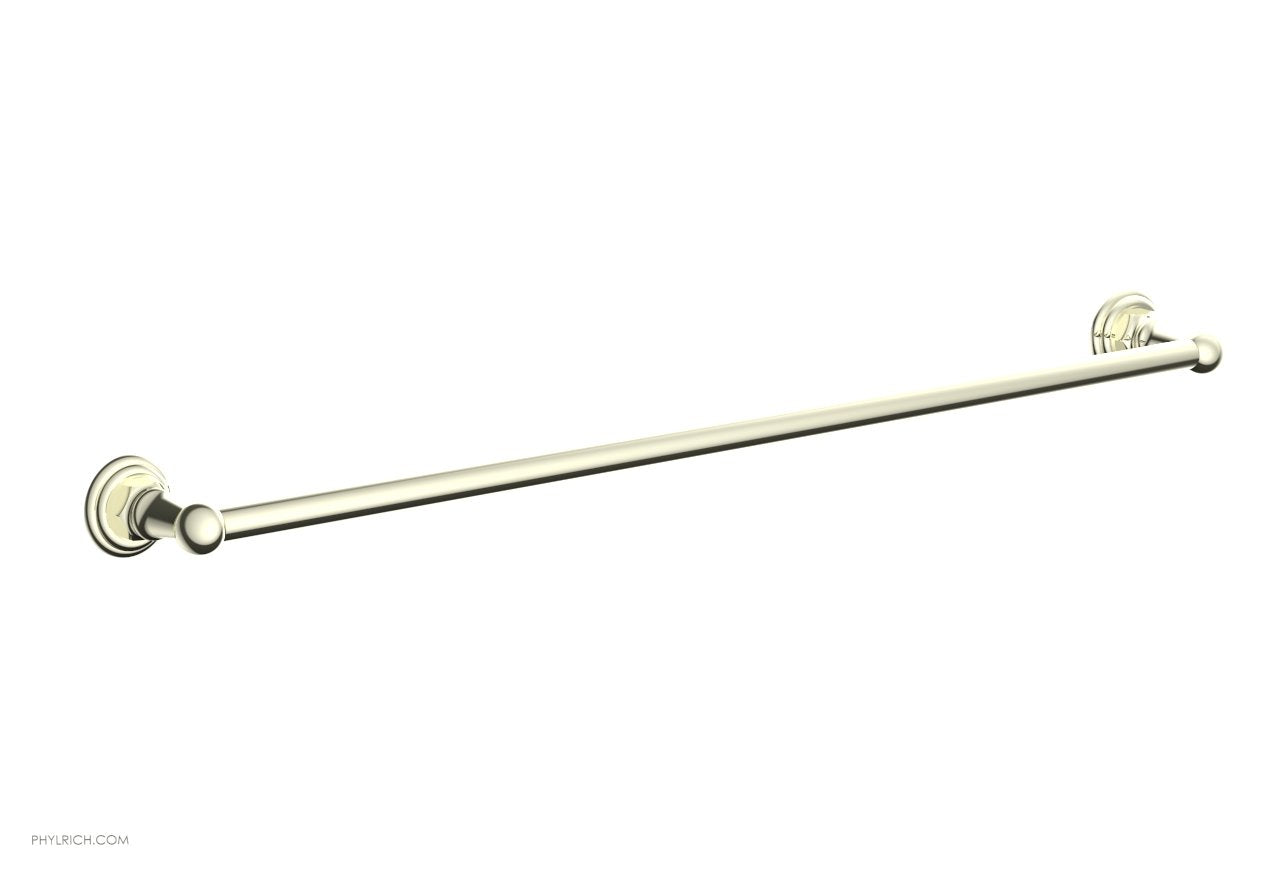 HEX TRADITIONAL 30-Inch Towel Bar - Chrome Finish Bathroom Towel Rack for Modern Homes - Perfect for Bathrooms, Kitchens & Laundry Rooms