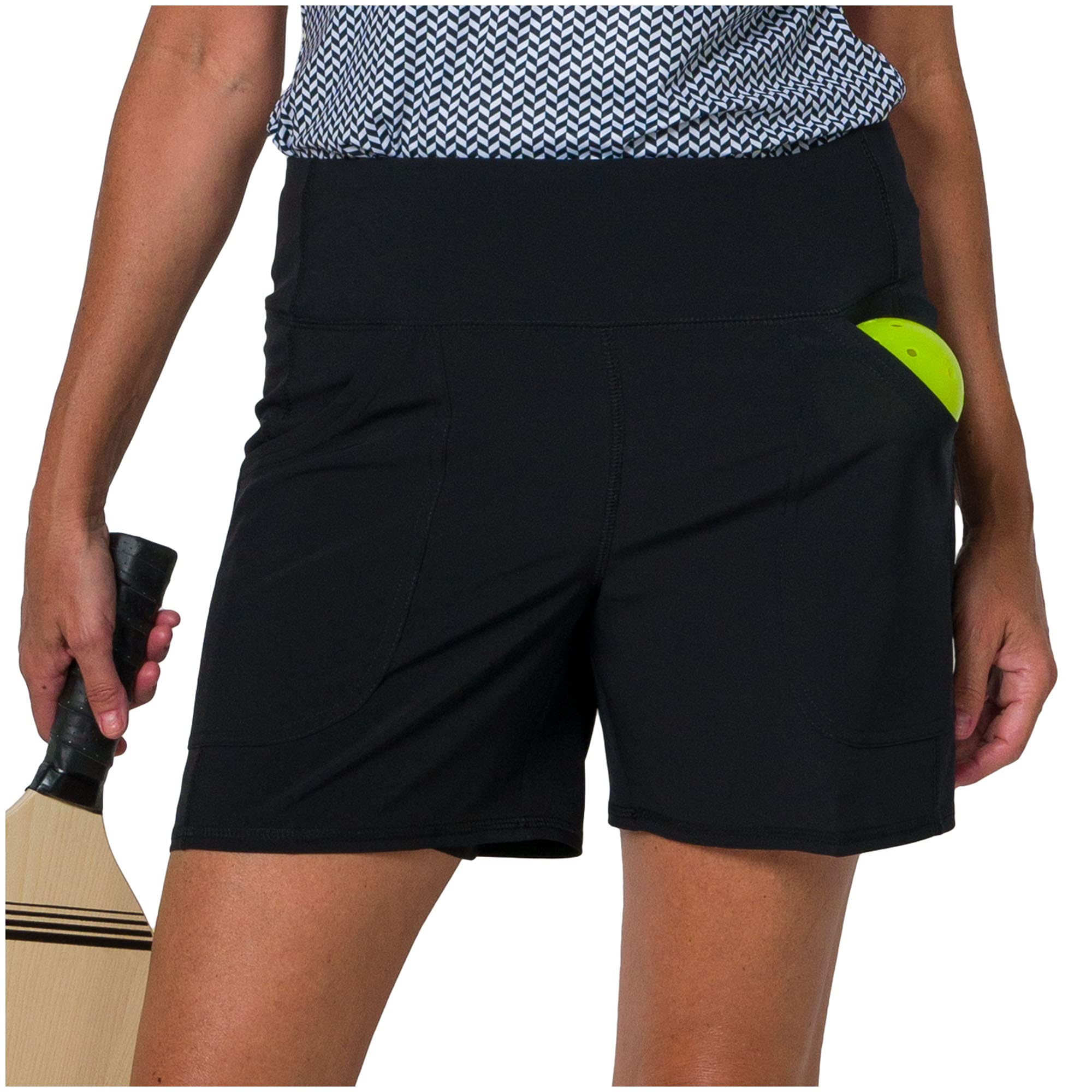 Jofit Women's Athletic Pull-On Shorts - Breathable Stretch Golf, Workout & Casual Shorts for Running, Yoga & Lounge Wear