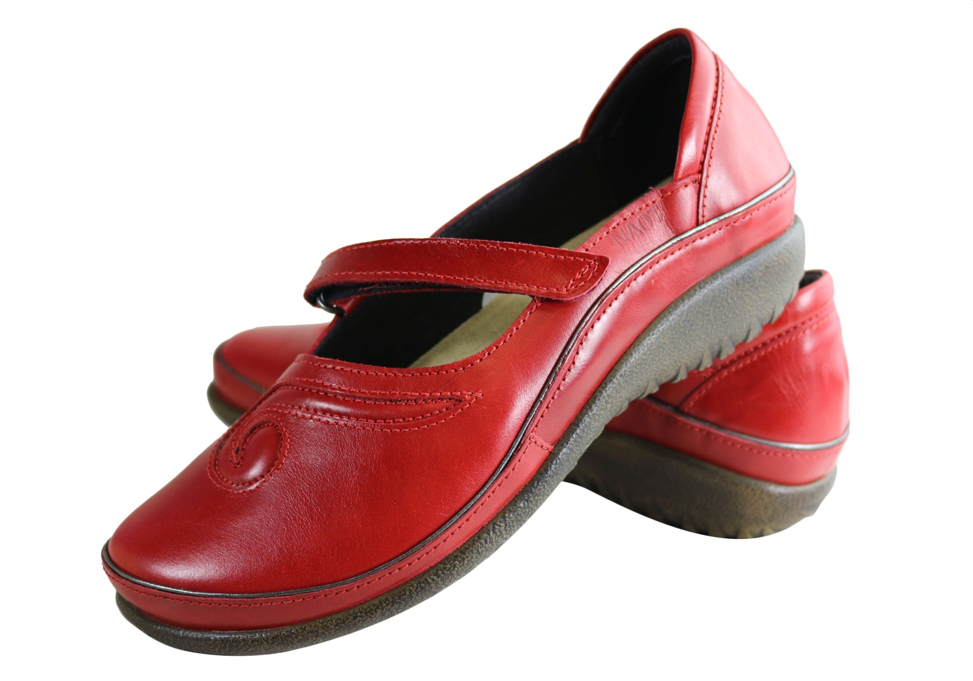 Naot Matai Women's Comfortable Supportive Leather Mary Jane Shoes - Orthopedic Footwear for All-Day Wear, Walking & Work