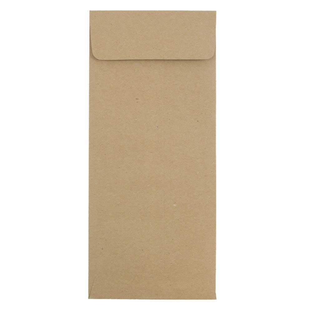 Premium JAM PAPER #12 Business Envelopes, 4 3/4 x 11 Inches, Brown Kraft Paper, Bulk Pack of 250 - Perfect for Mailing, Office Documents, and Professional Correspondence