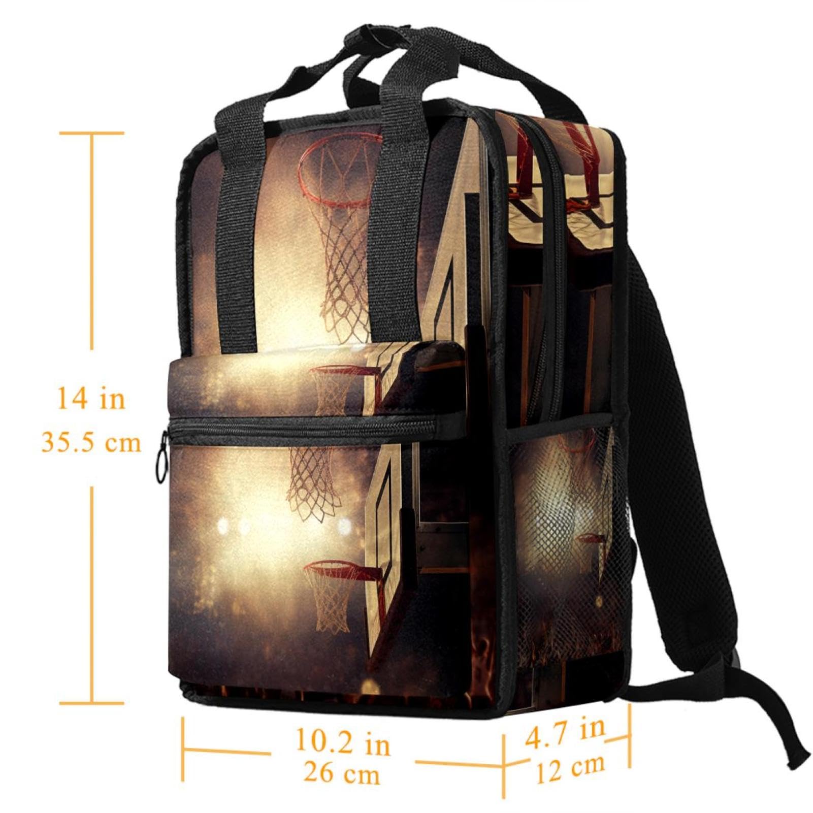 Best Travel Backpacks for Women & Men - Durable Basketball Backpack with Hoop - Perfect for Gym, School & Outdoor Adventures