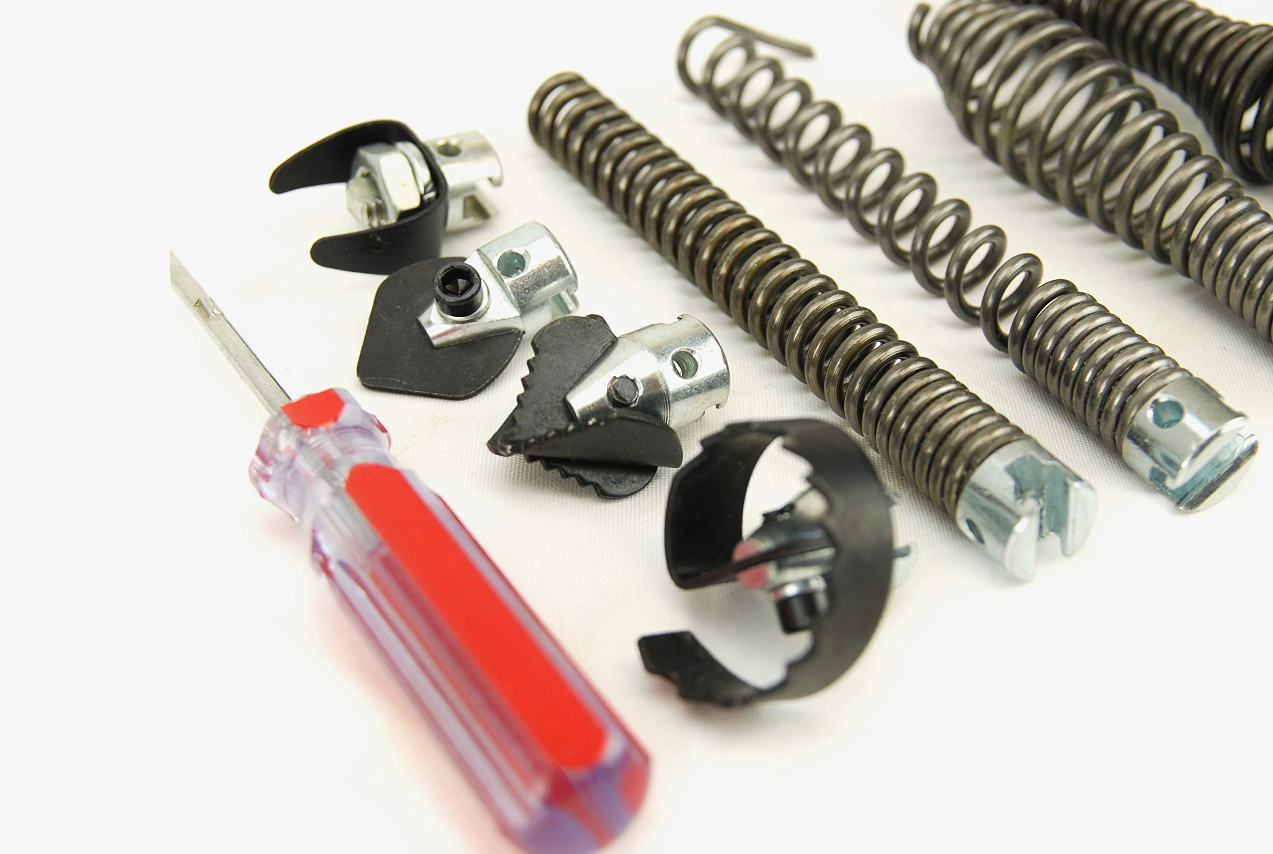 8-Piece Pipe Drain Cutter Set for Ridgid S75 - BLUEROCK Tools for Plumbing & Drain Cleaning