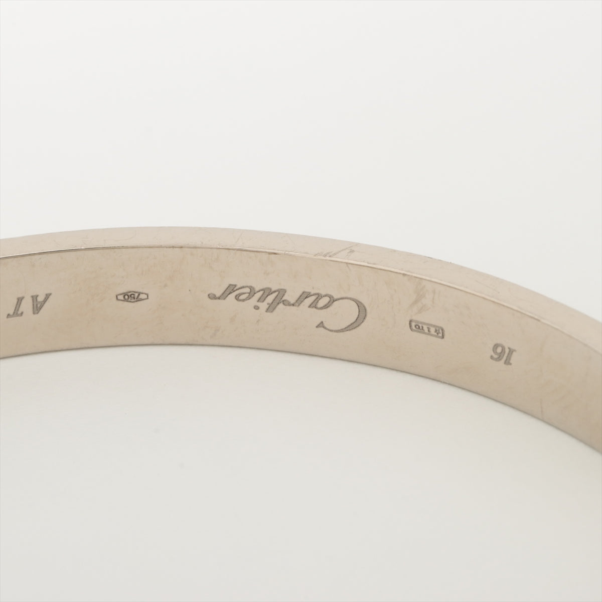 Cartier Love Bracelet 16 - 18K White Gold with Classic Screw System - Perfect for Anniversaries, Weddings & Special Occasions