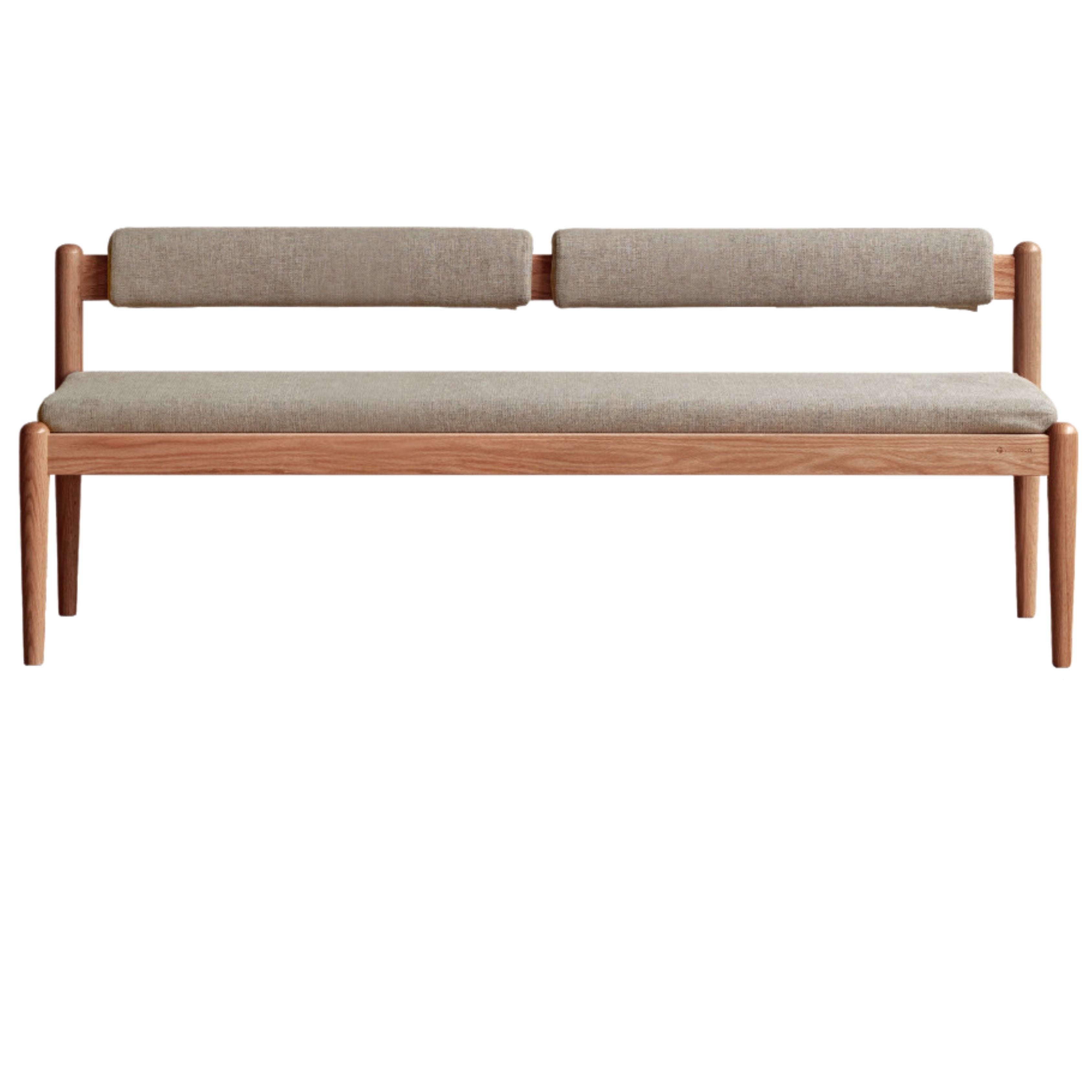 Premium Black Walnut & Oak Solid Wood Long Bench - Rustic Entryway, Dining Room, or Garden Seating - Handcrafted Hardwood Bench for Home & Outdoor Decor