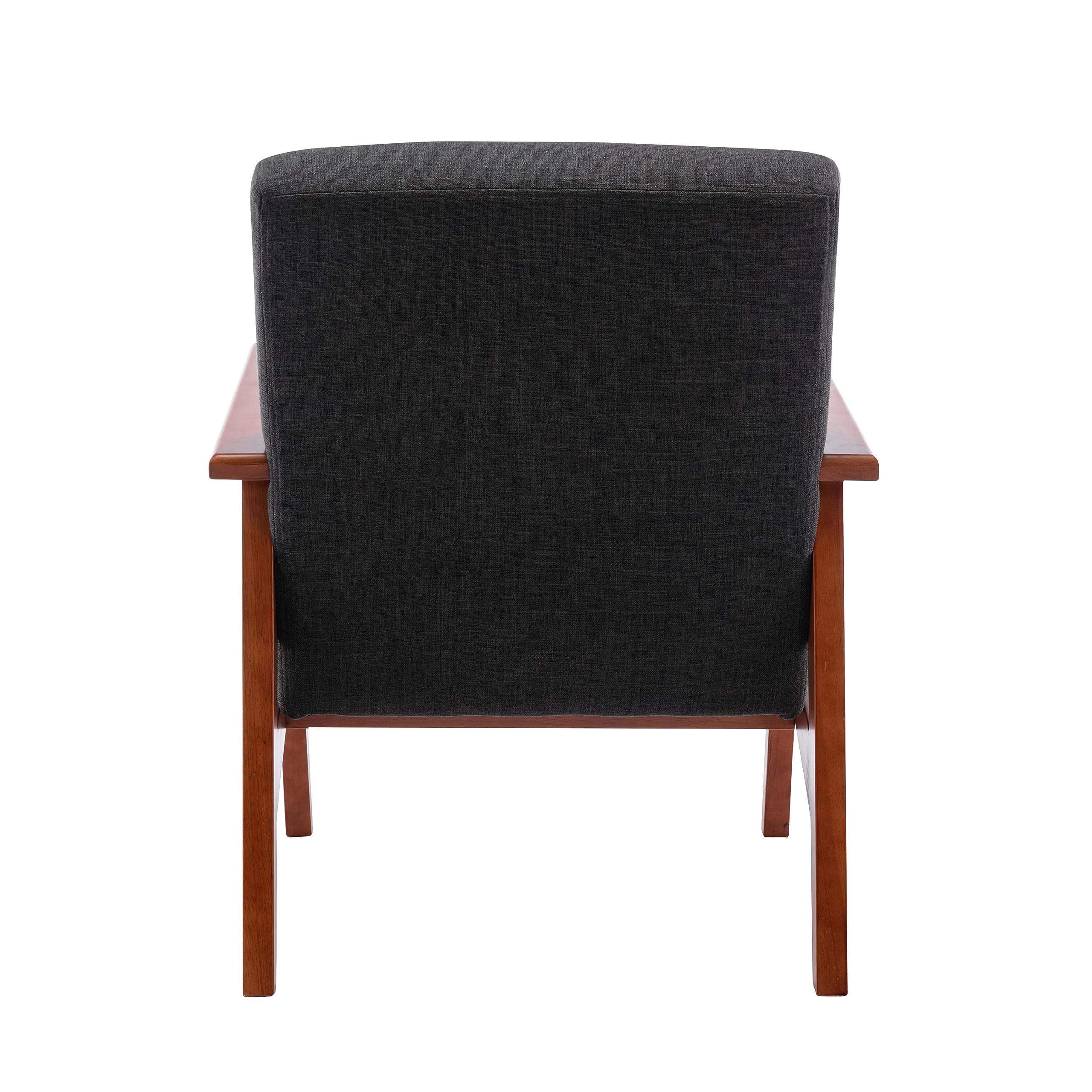 Porthos Home Layla Accent Chair with Beech Wood Legs & Fabric Upholstery - Modern Armchair for Living Room, Bedroom & Office Decor - Perfect for Reading Nooks, Cozy Corners & Small Spaces