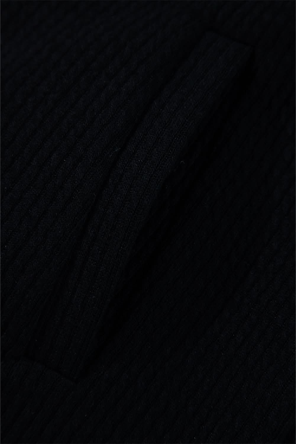 Stylish Black Corduroy Shacket with Pockets for Women - Cozy Fall & Winter Layering Essential