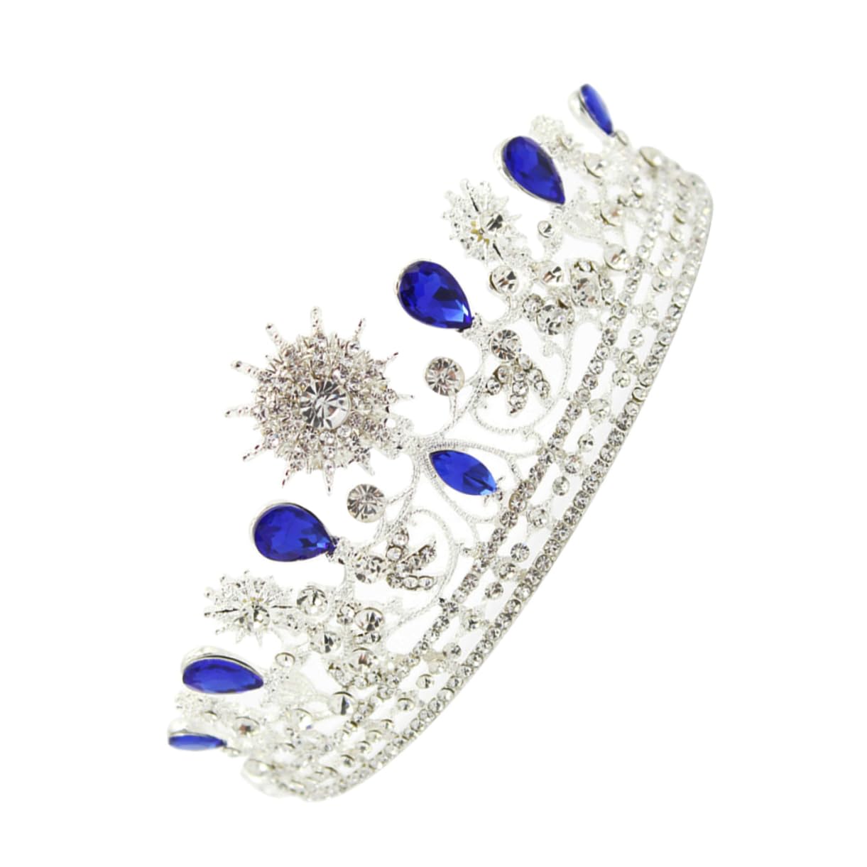 FOMIYES Vintage Crystal Bridal Tiara Crown for Women - Elegant Wedding Headpiece with Rhinestones, Perfect for Brides, Prom, Pageants & Special Occasions