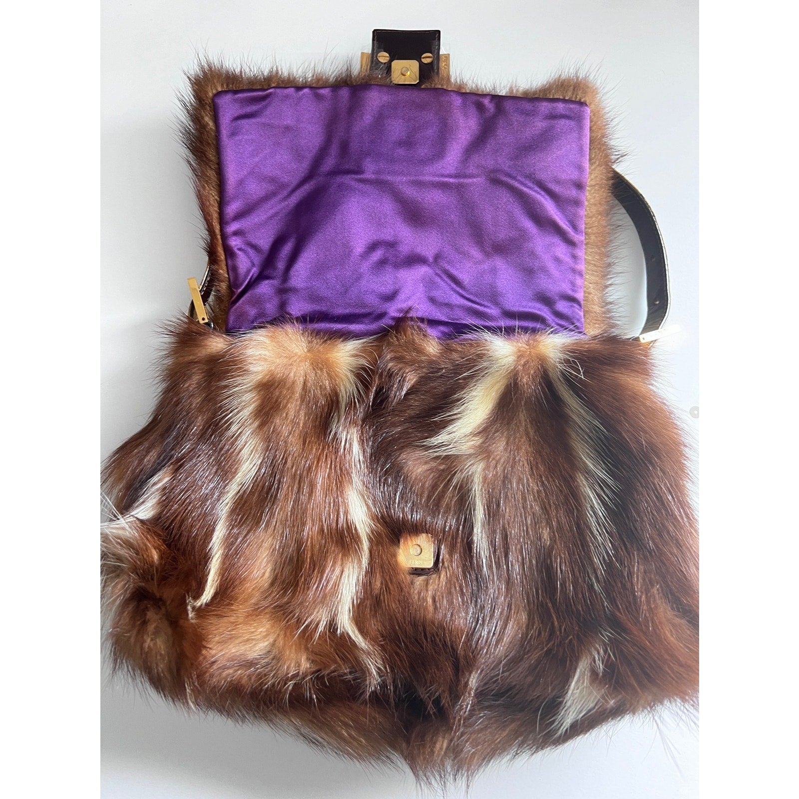 Fendi Skunk Mamma Size Baguette Bag - Luxury Designer Handbag for Women, Perfect for Parties, Date Nights & Special Occasions