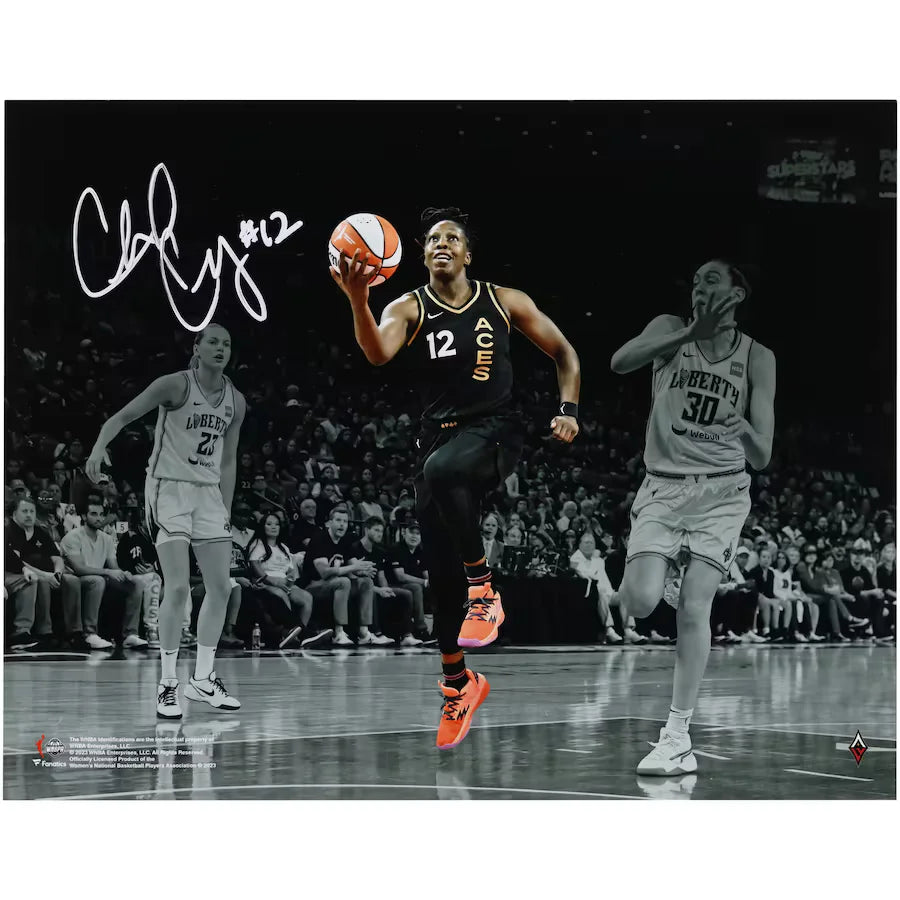 Chelsea Gray Signed 11x14 Photo - Las Vegas Aces WNBA Champion Autograph with COA - Perfect for Sports Memorabilia Collectors & Fans
