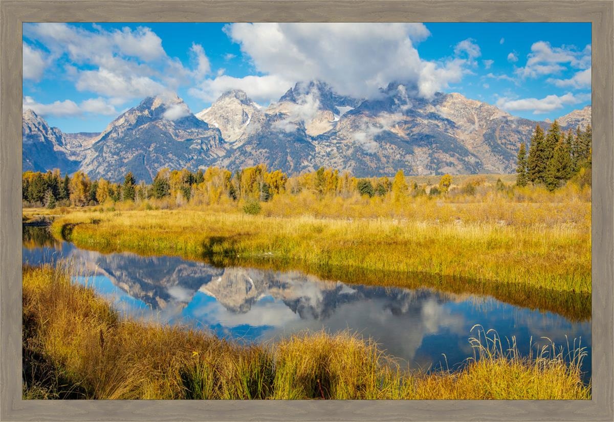 Autumn Splendor Large Wall Art - Fall Landscape Canvas Print - Home & Office Decor for Living Room, Bedroom, Entryway