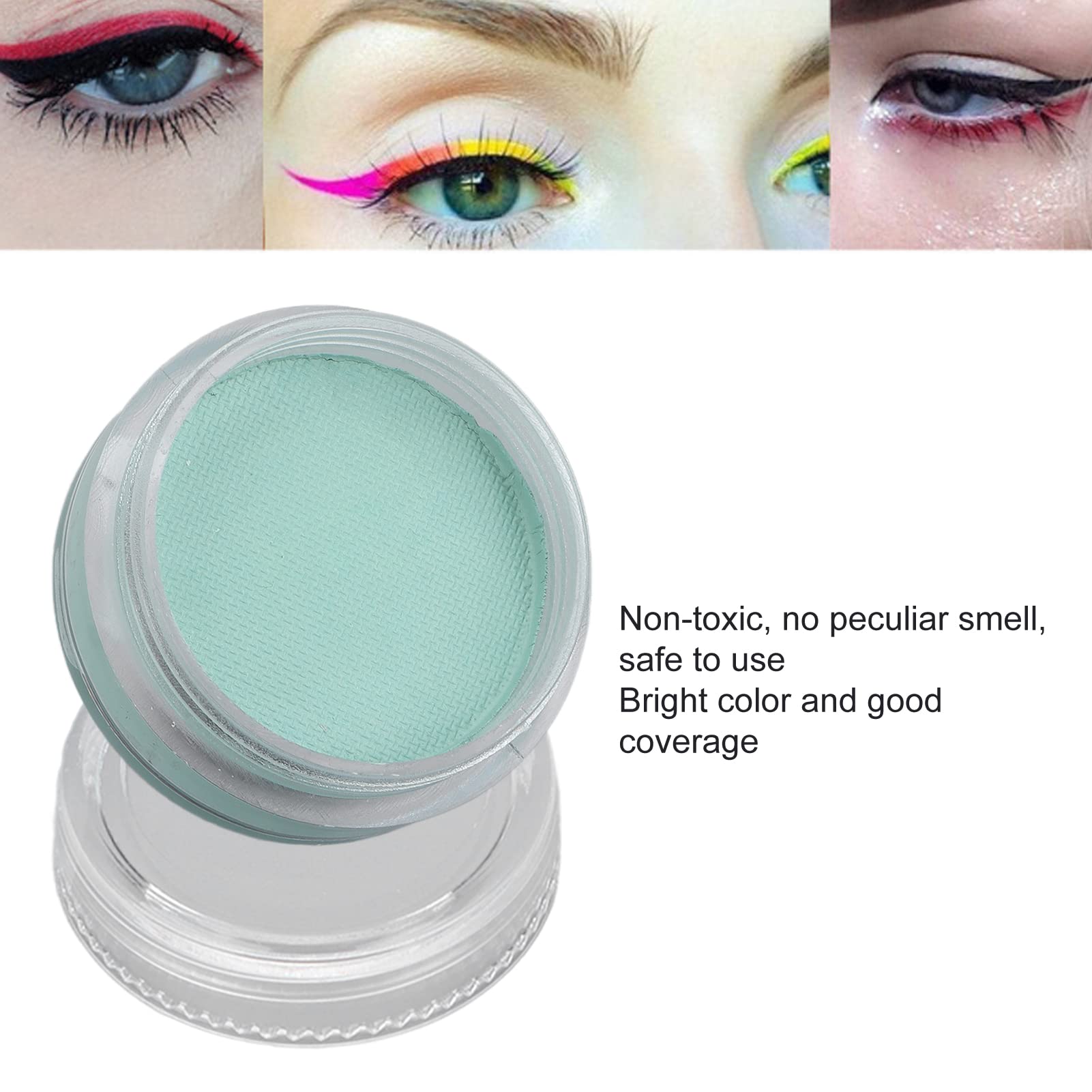 Glow in the Dark UV Body Paint for Halloween, Festivals & Parties - Non-Toxic Luminous Face Paint (UV Dark Green) - Perfect for Costumes, Raves & Night Events