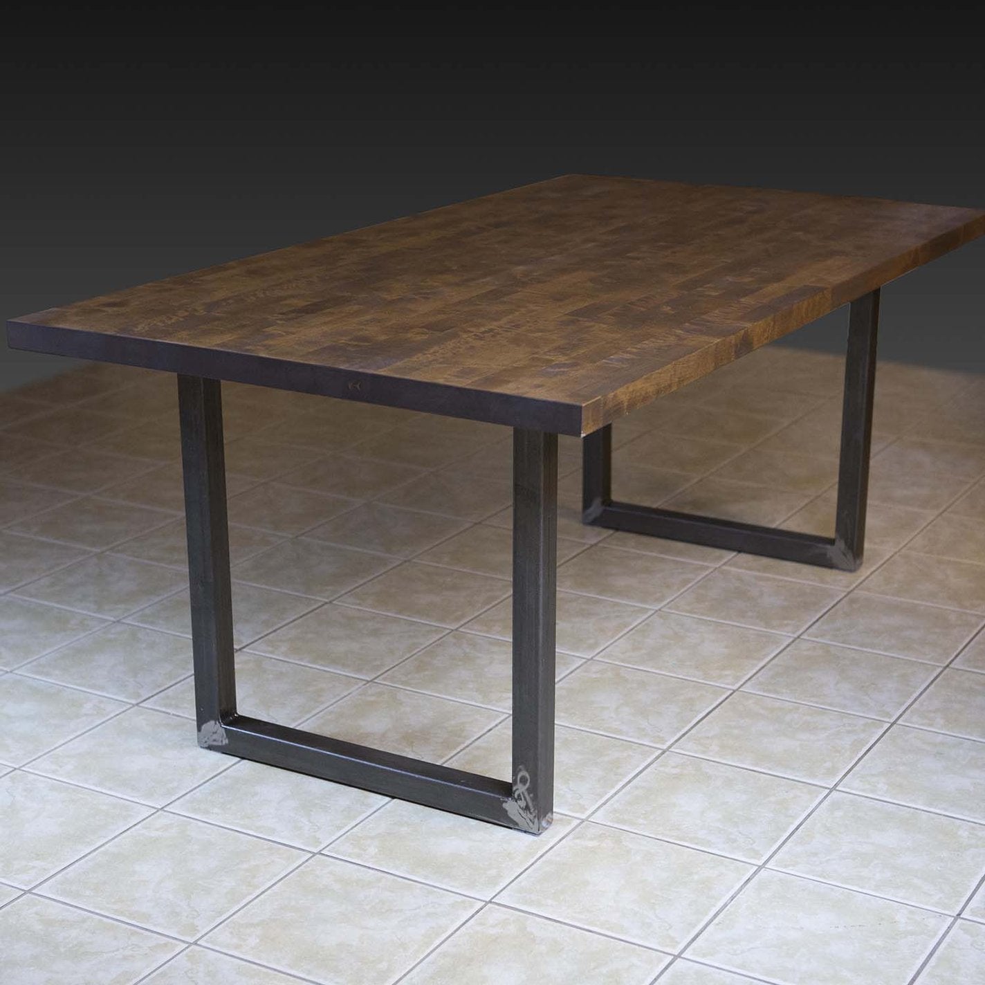 W5036A PLUS Dining Table U Legs - Set of 2 Metal Table Legs (71cm Height, 66cm Width) - Perfect for DIY Kitchen Tables, Restaurant Furniture & Modern Dining Room Decor