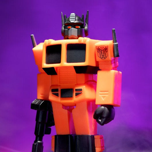 Super7 Optimus Prime Halloween Edition Transformer ReAction Figure - Collectible Toy for Fans & Halloween Decor
