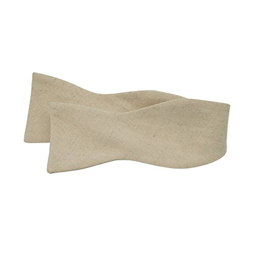 Beige Self Tie Bow Tie