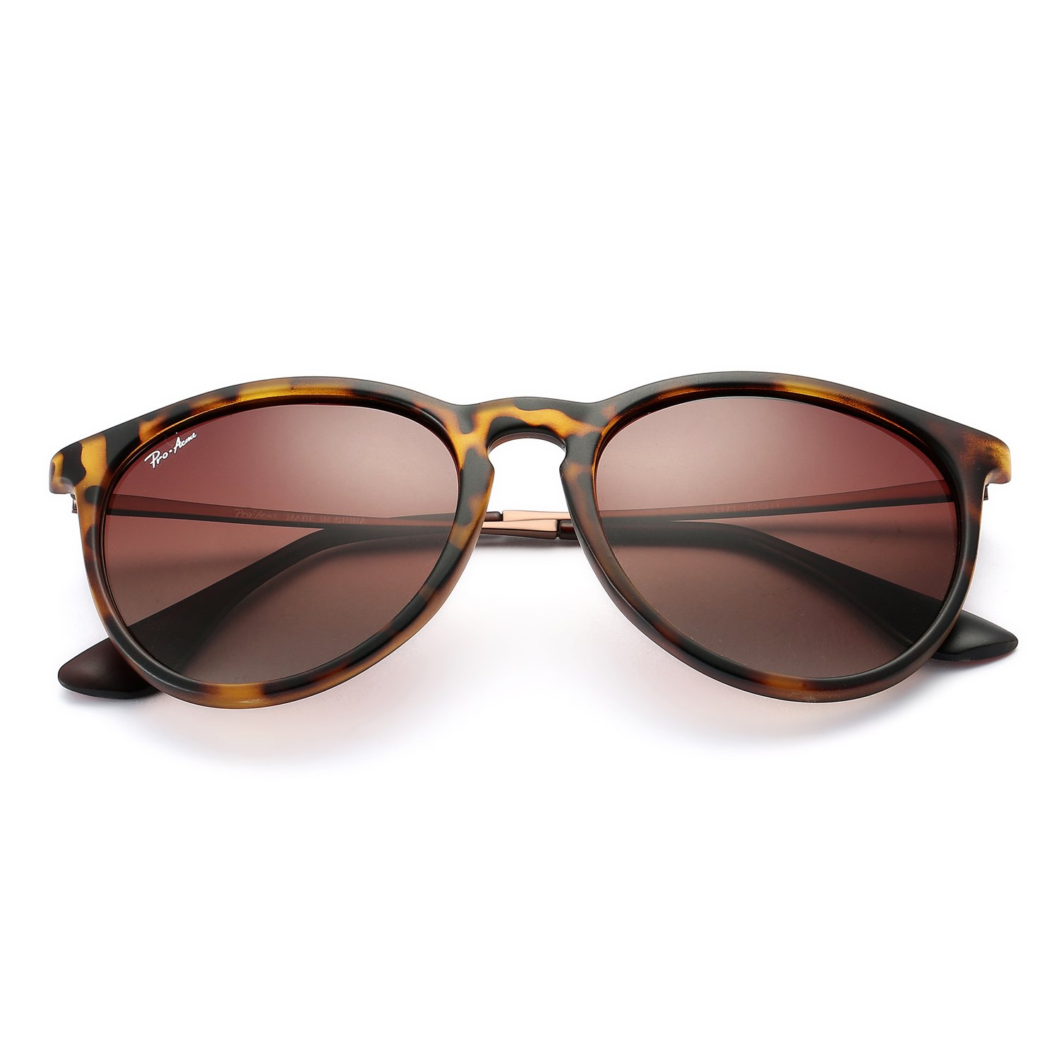 Pro Acme Polarized Sunglasses for Women & Men - Classic Round Frame, 100% UV Protection, Lightweight TR90 Unbreakable Design - Perfect for Driving, Beach & Outdoor Activities