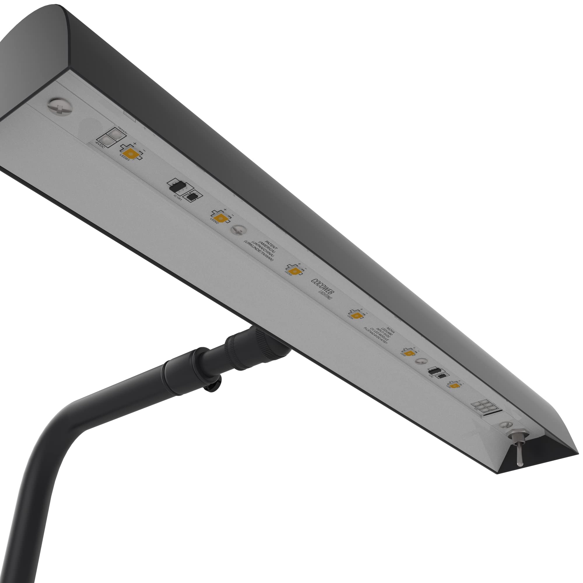 Cocoweb 10-Inch Battery Operated Classic Frame Light in Oil Rubbed Bronze - Rechargeable LED Picture Light with Remote Control & Dimmable Function for Artwork, Paintings, and Home Decor