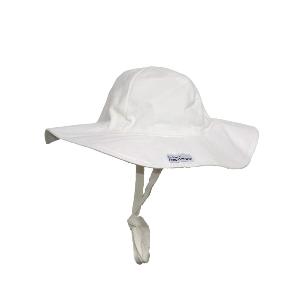 UPF 50+ Organic Cotton Floppy Sun Hat for Baby Girls - Perfect for Beach, Park & Outdoor Summer Protection