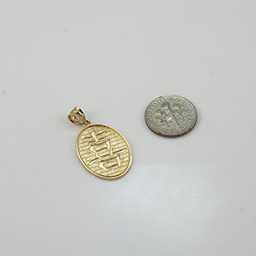 10K Yellow Gold Chinese 'Happiness' Symbol Necklace - Elegant Feng Shui Pendant for Women - Perfect for Weddings, Anniversaries & Good Luck Gifts