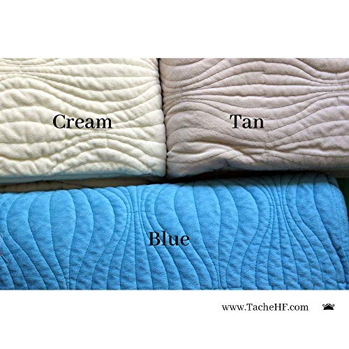 Tache Solid Blue Bedspread Set - 3 Piece Super Soft Warm Matelasse Coverlet Bedding for Twin Bed - Cozy Bedroom Decor for Winter & Guest Room Makeover