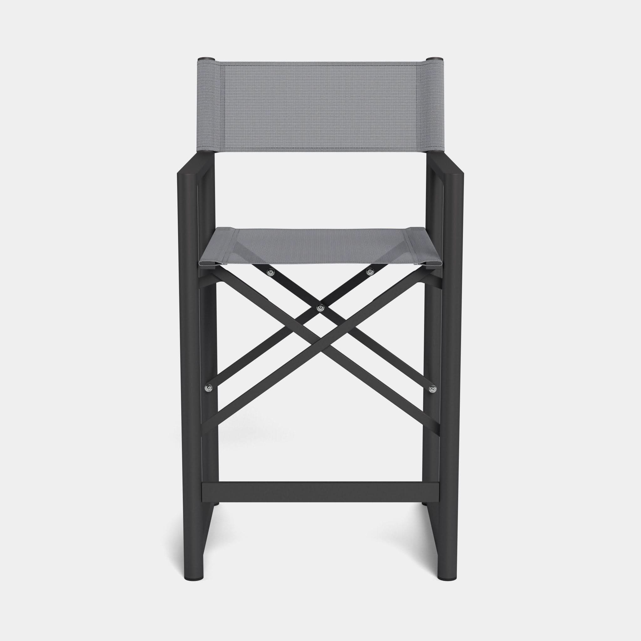 Pacific Aluminum Counter Stool - Adjustable Height Bar Stool with Padded Seat, Modern Kitchen & Bar Stool for Home, Restaurant & Outdoor Use